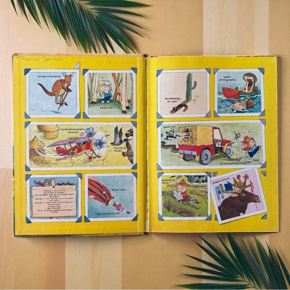 Rand McNally’s “Wonderful World Word Book” – 1978 Vintage Hardcover